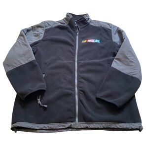 NASCAR Men's Black and Gray Jacket